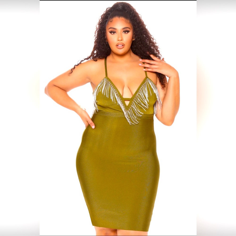 Cassandra Bandage Midi Dress